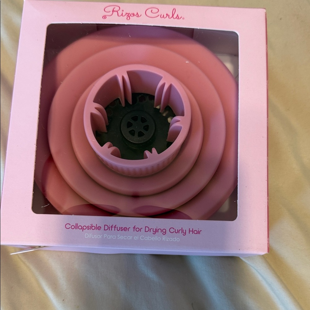 Rizos Curls Pink Collapsible Hair Diffuser